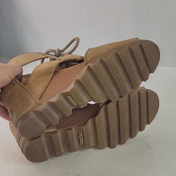 Sorel Joanie Lace Tie Wedge Women's Sandals - Picture 13 of 13